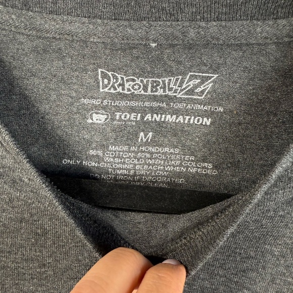 Dragonballz men’s Son Goku grey graphic anime long sleeved tee. Size Medium. - Picture 6 of 7